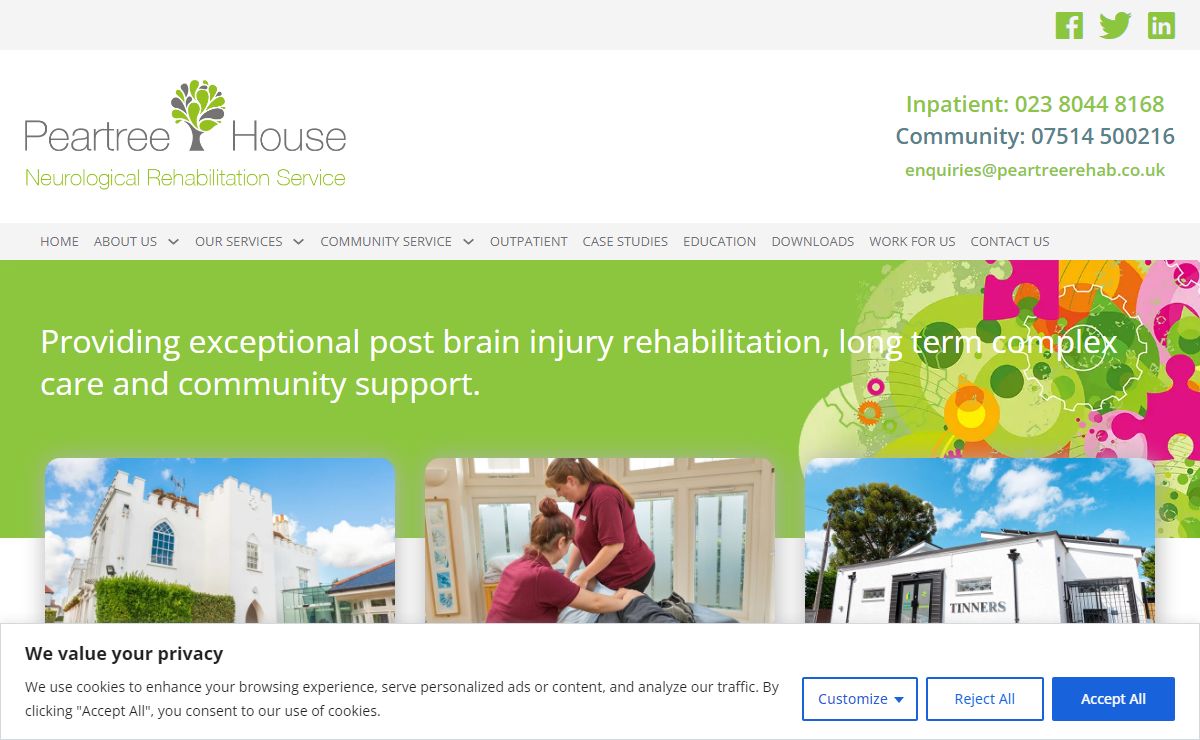 Peartree House Neurological Rehabilitation | Southampton, Hampshire