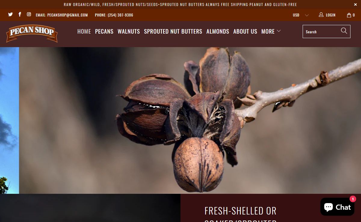 Buy Fresh Organic Pecans Online | Pecan Shop