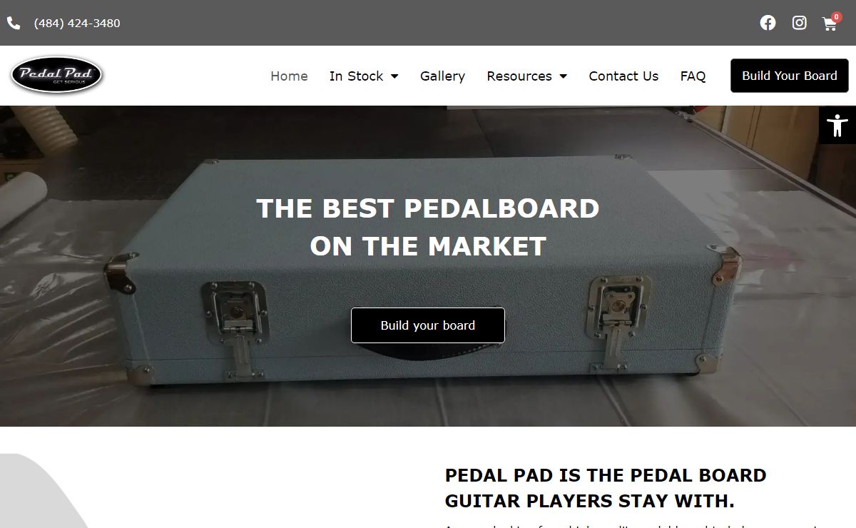 Custom Guitar Pedal Boards by Pedal Pad, The Players Choice™ | Pedal Pad