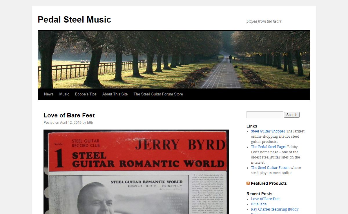 Pedal Steel Music | played from the heart