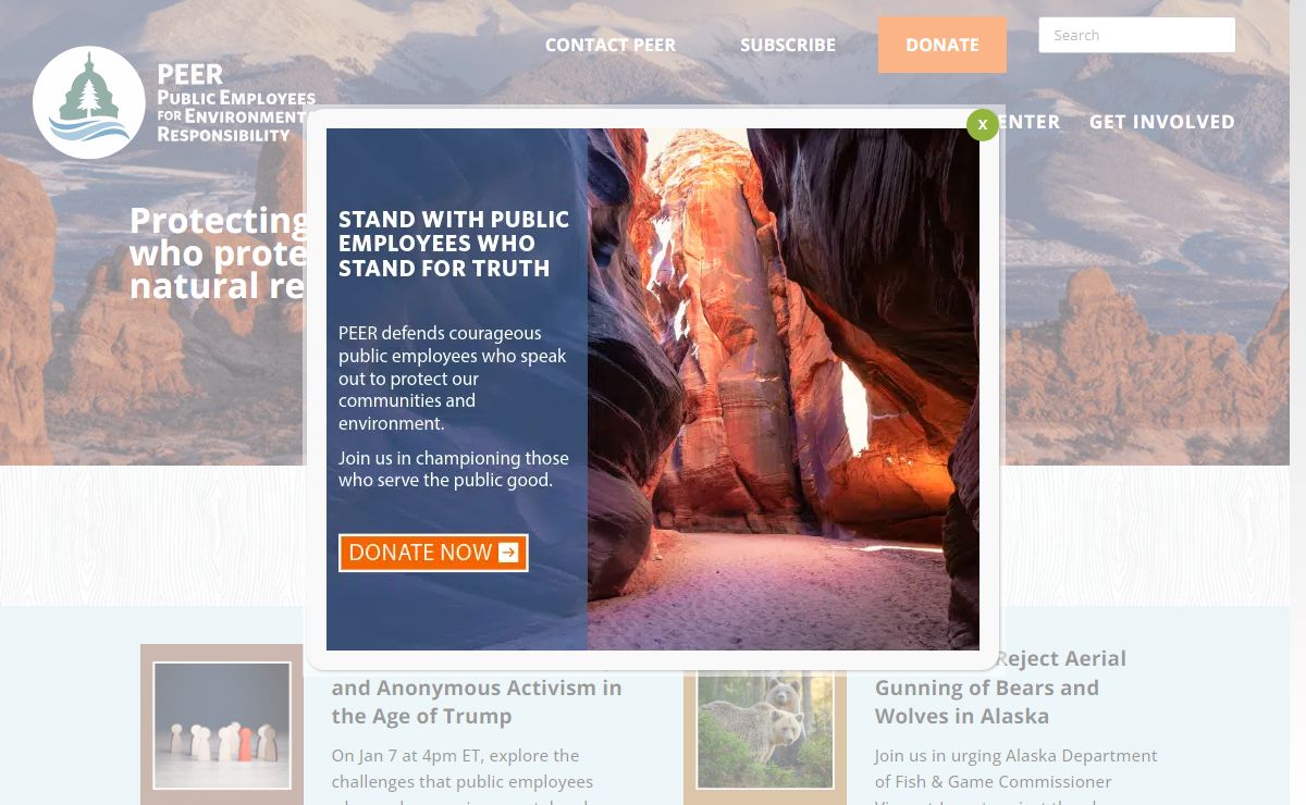 Public Employees for Environmental Responsibility - PEER.org