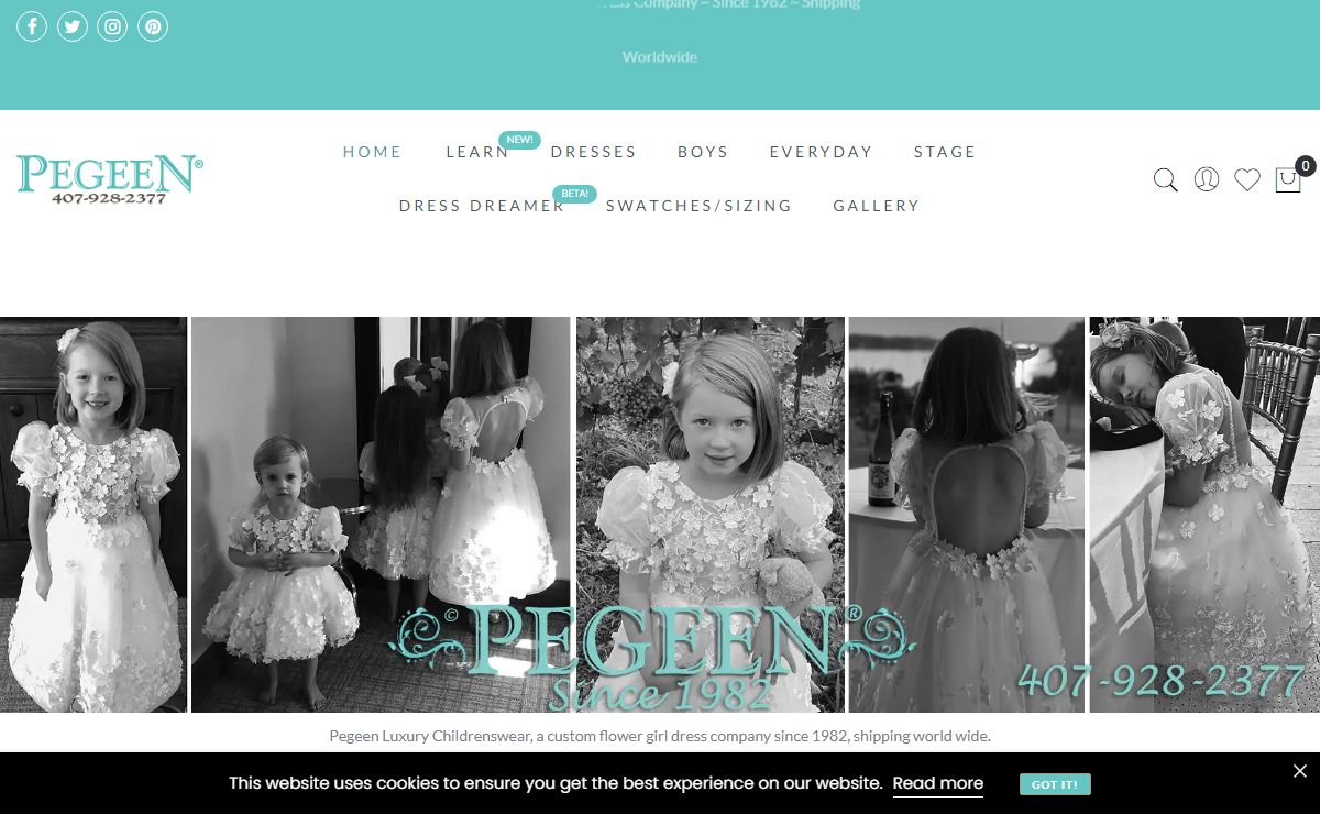 Flower Girl Dresses by Pegeen Flower Girl Dress Company