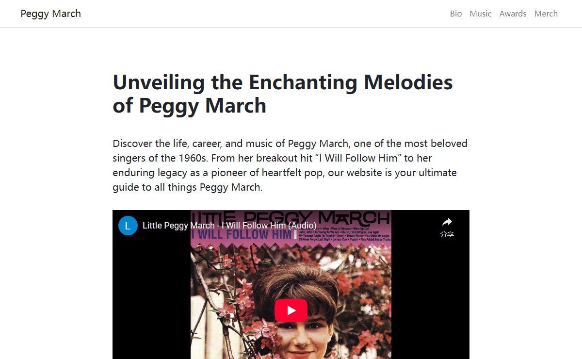 Peggy March