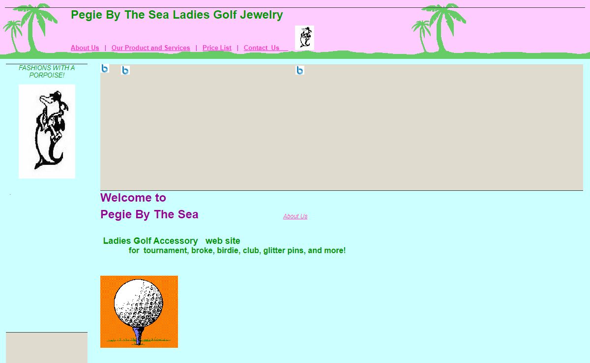 Pegie By The Sea Ladies Golf Jewelry