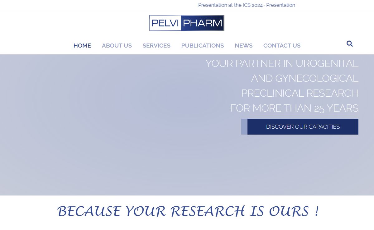 Pelvipharm - Because your research is ours - Home