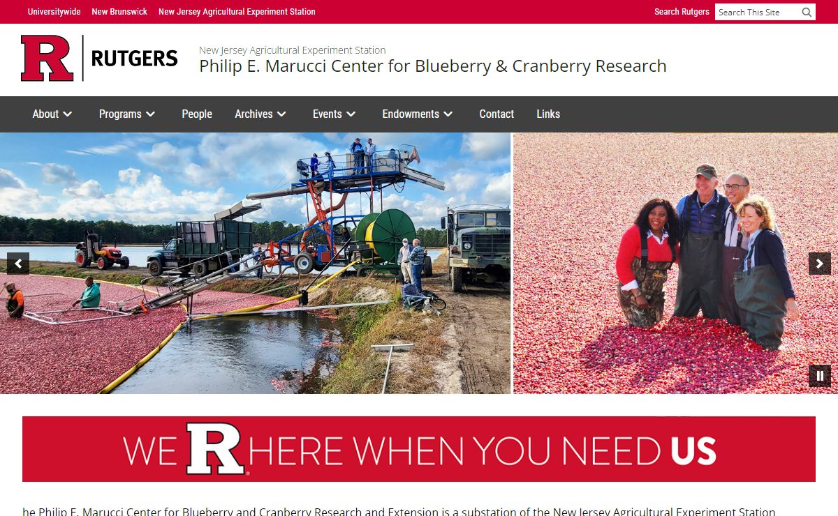 P.E. Marucci Center for Blueberry and Cranberry Research and Extension
