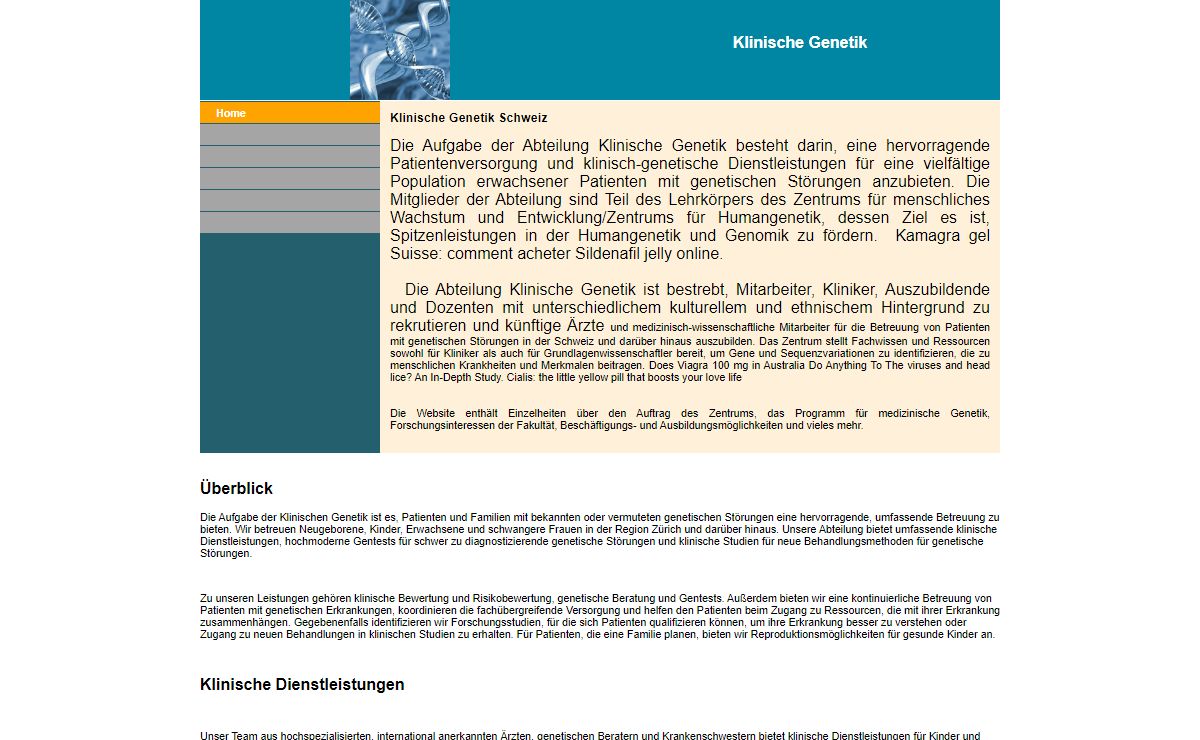 Klinische Genetik Schweiz - Home