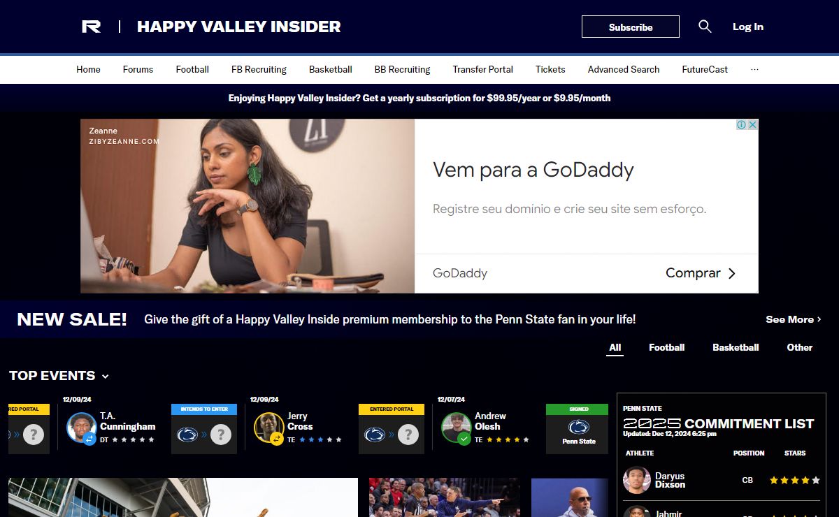 Happy Valley Insider: Penn State Nittany Lions Football & Basketball Recruiting