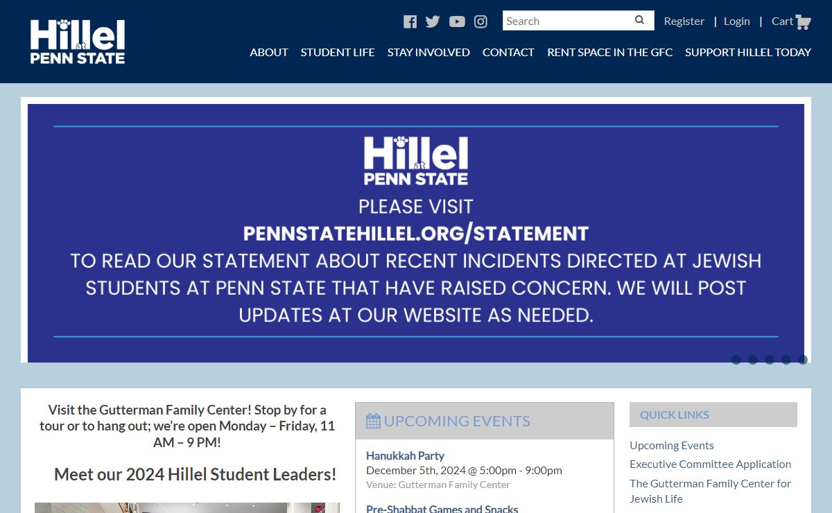 Jewish Student Life at Penn State University | Penn State Hillel : Penn State Hillel