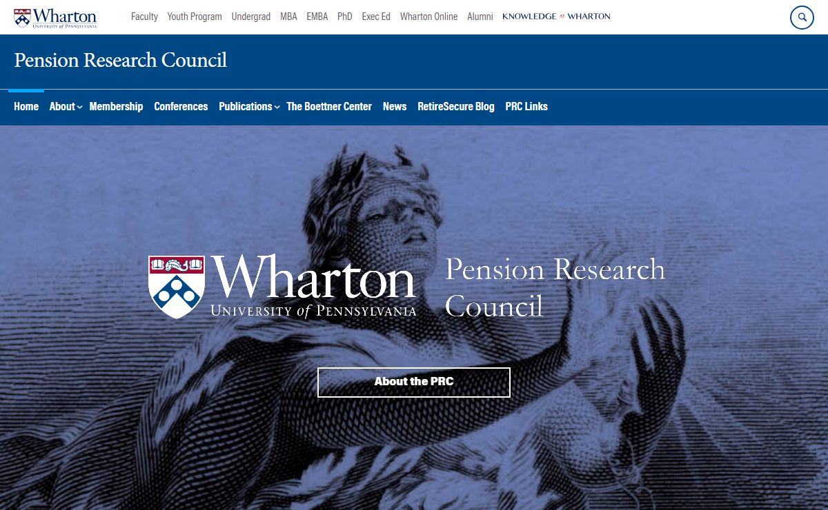 Homepage - Pension Research Council