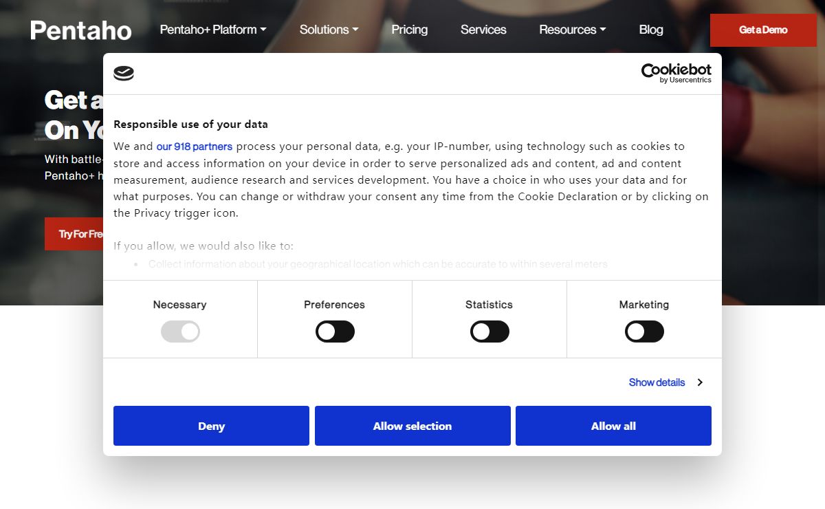 Pentaho+ Platform for Complete Data Management | Pentaho