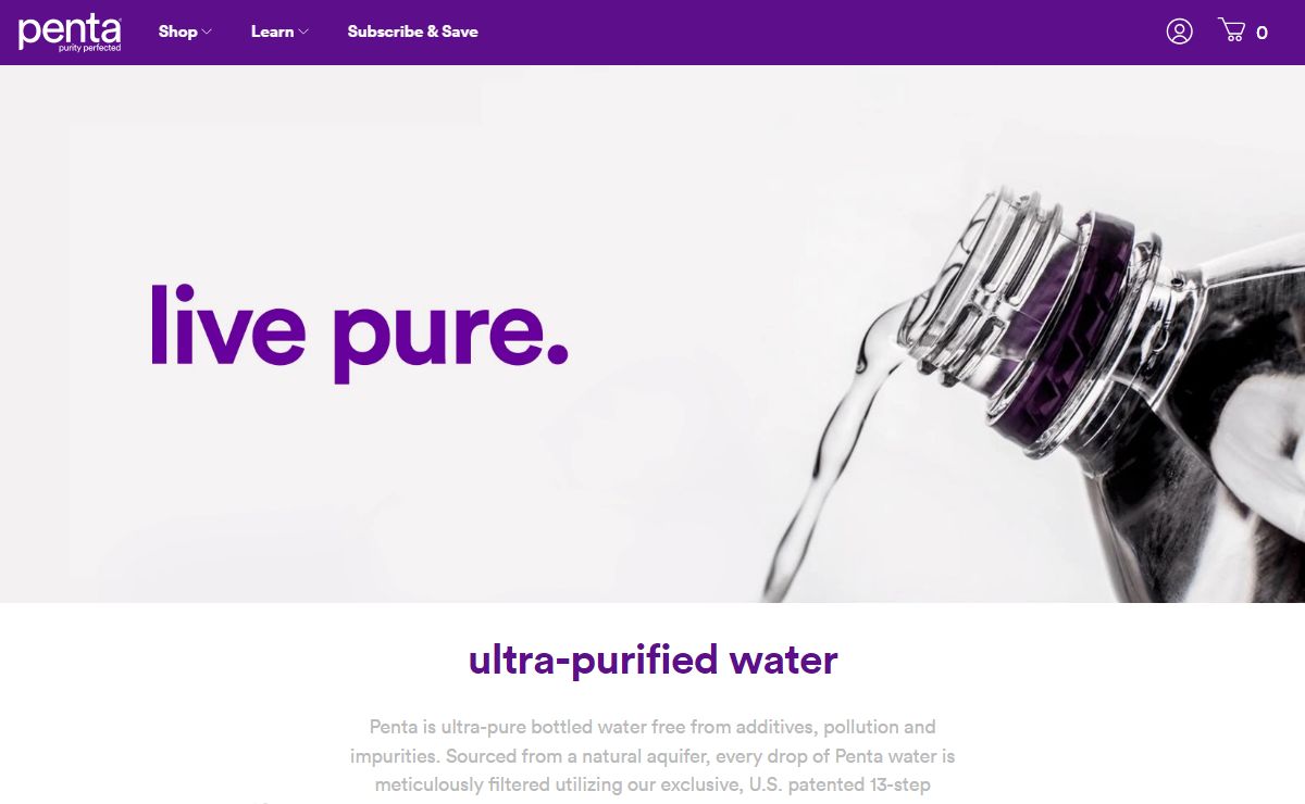 Penta Water® Official Site | Join: 15% Off + Free Shipping