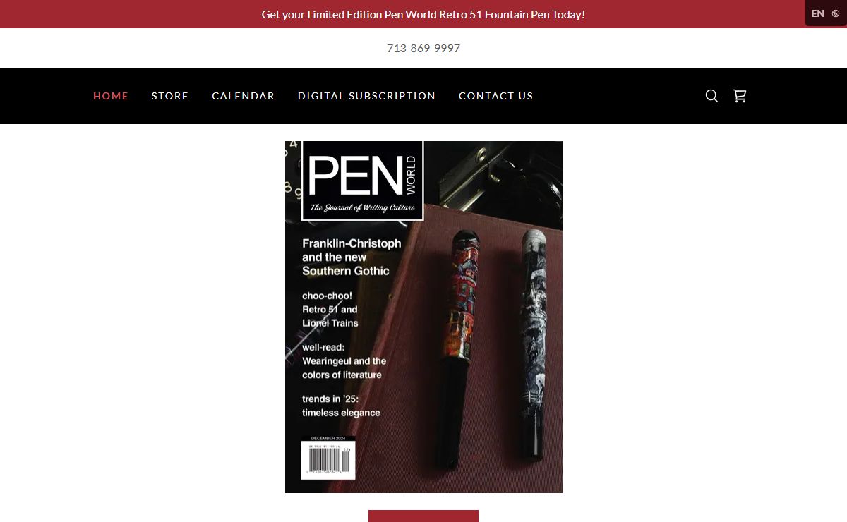 PEN WORLD - Niche Lifestyle Magazine, Fountain Pen Magazine