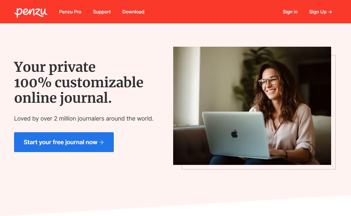 Write In Private: Free Online Diary And Personal Journal | Penzu
