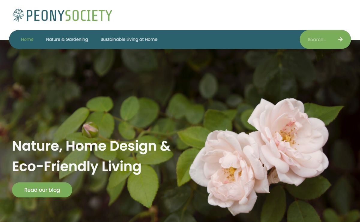 Peony Society - Nature, Home Design & Eco-Friendly Living