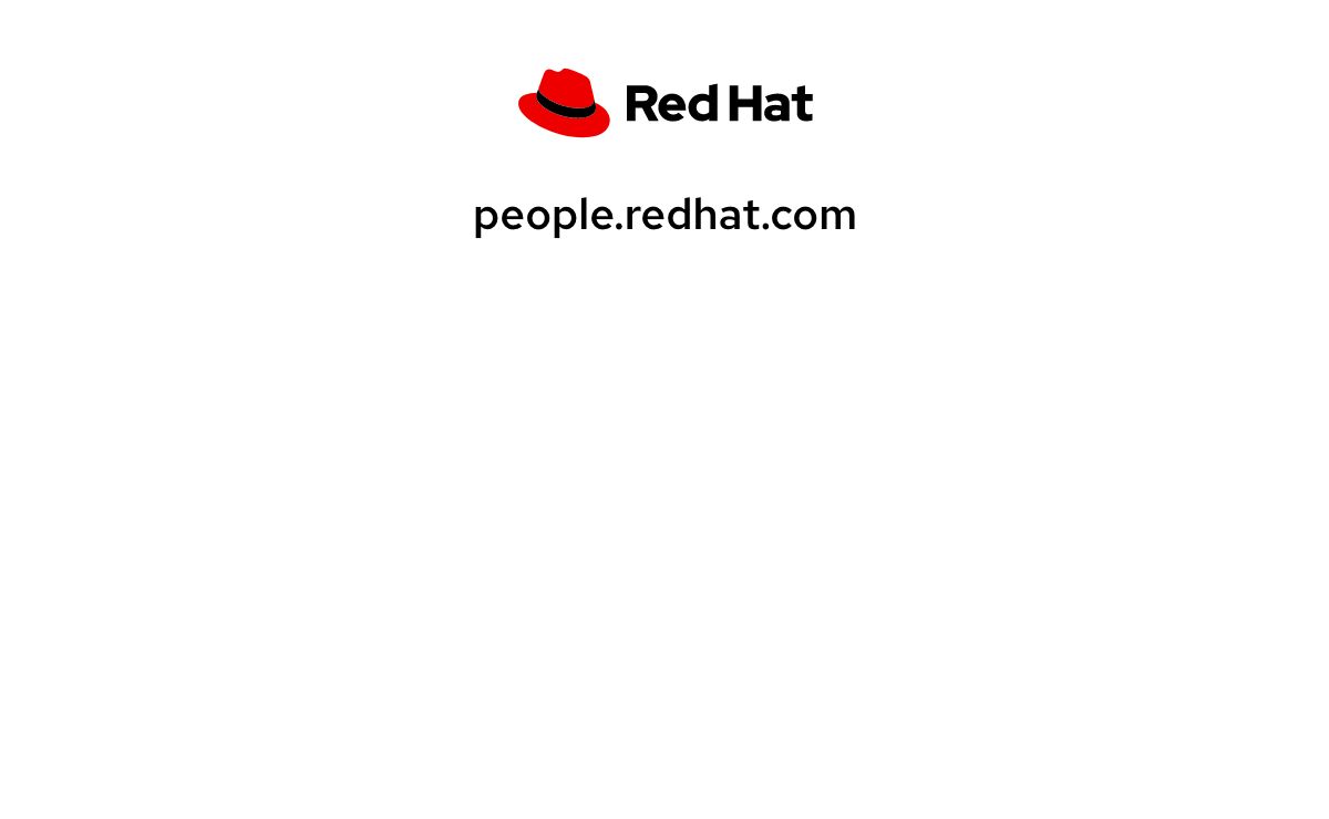 people.redhat.com