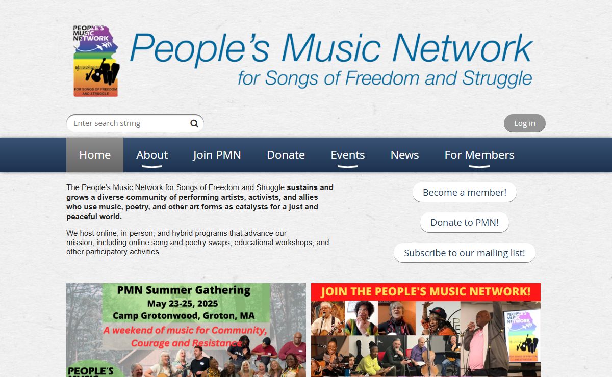People's Music Network - Home