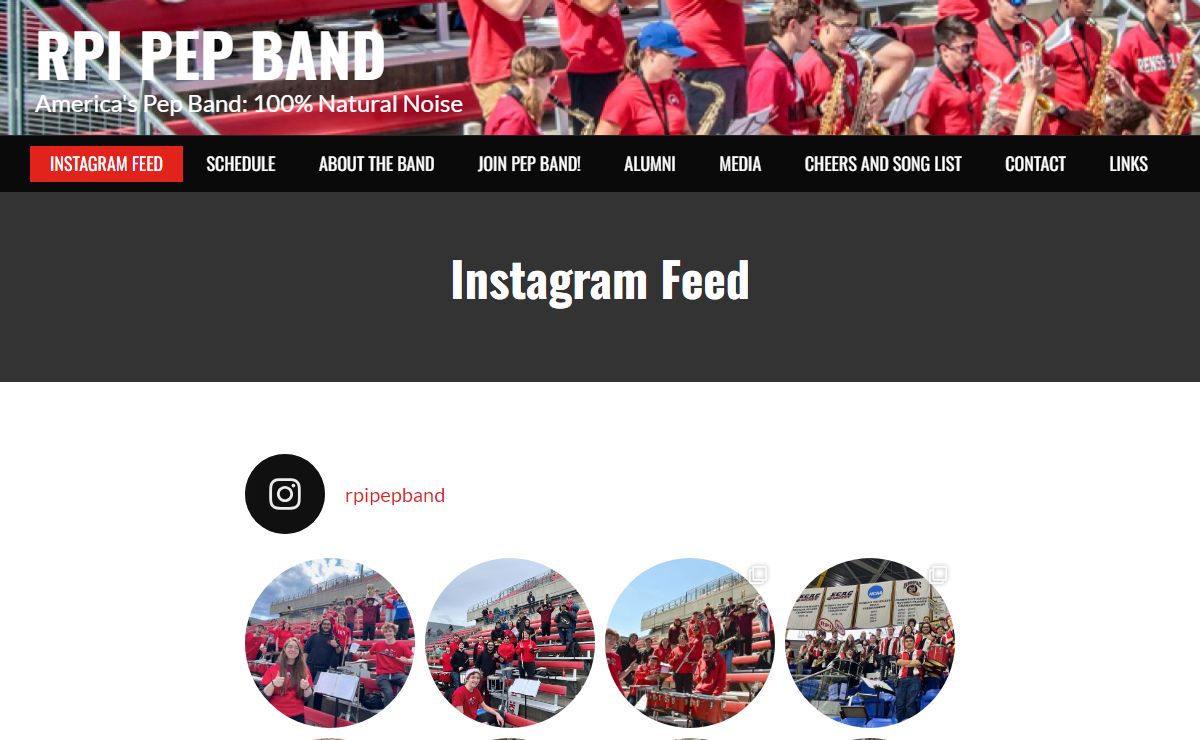 RPI Pep Band – America's Pep Band: 100% Natural Noise