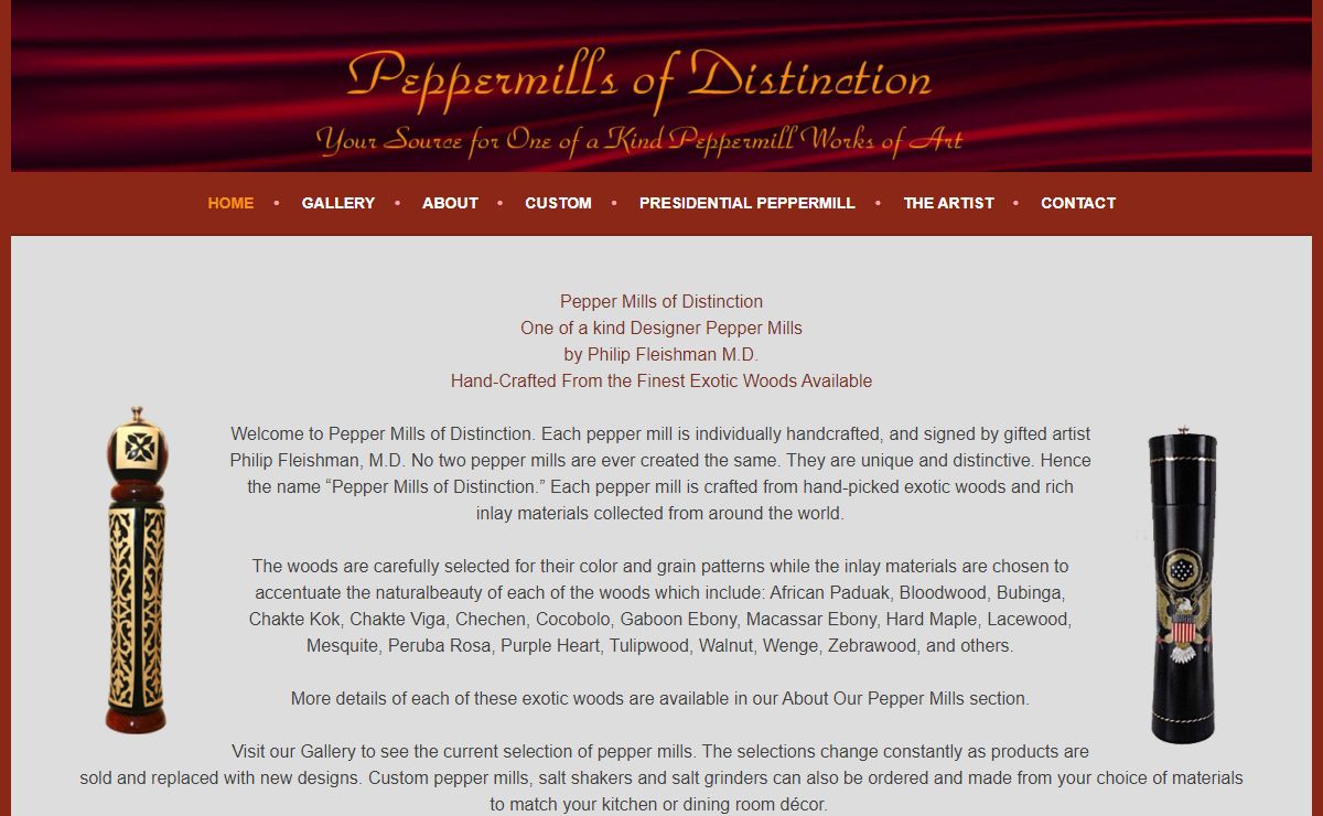 Peppermills of Distinction