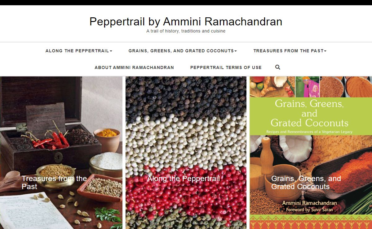 Peppertrail by Ammini Ramachandran – A trail of history, traditions and cuisine