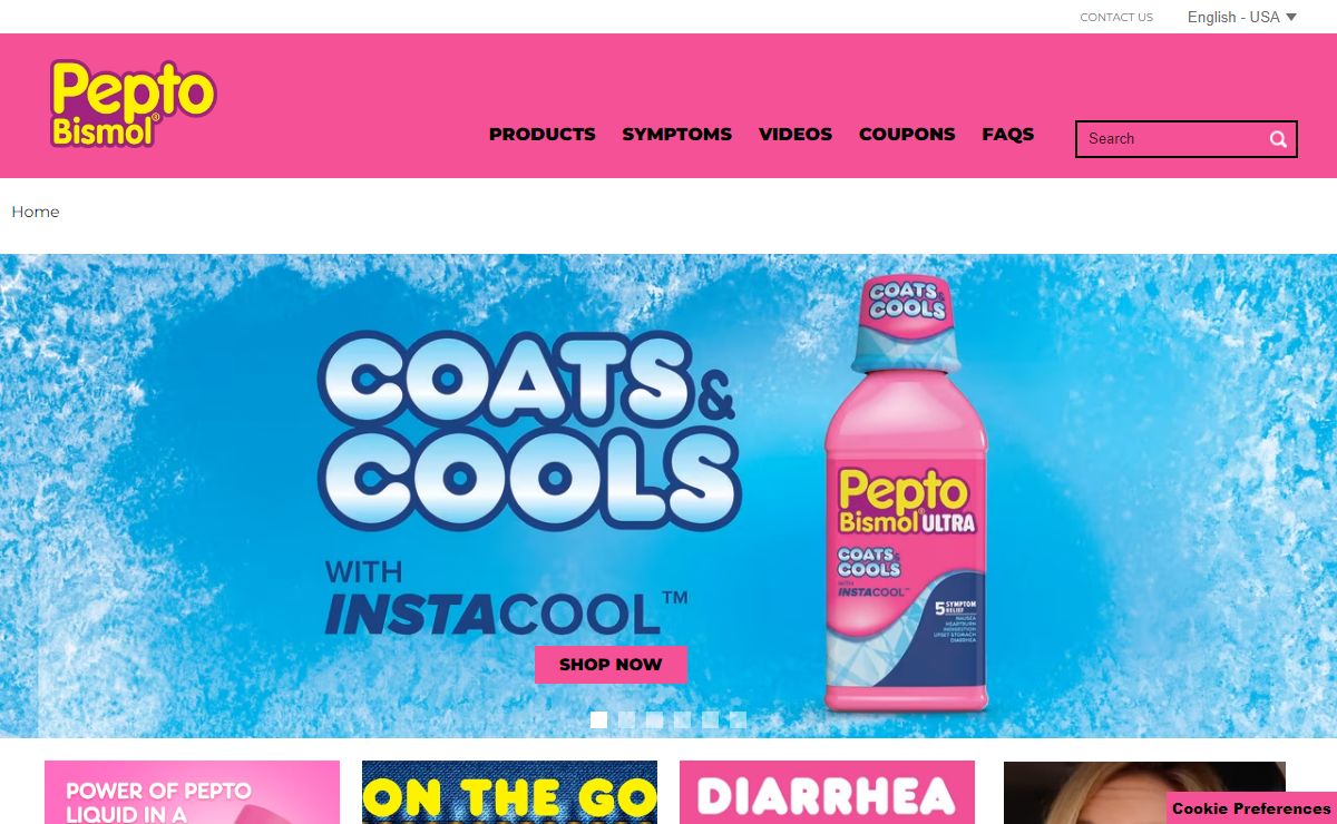 Pepto Bismol: Medicine for Nausea, Upset Stomach & Diarrhea Relief
