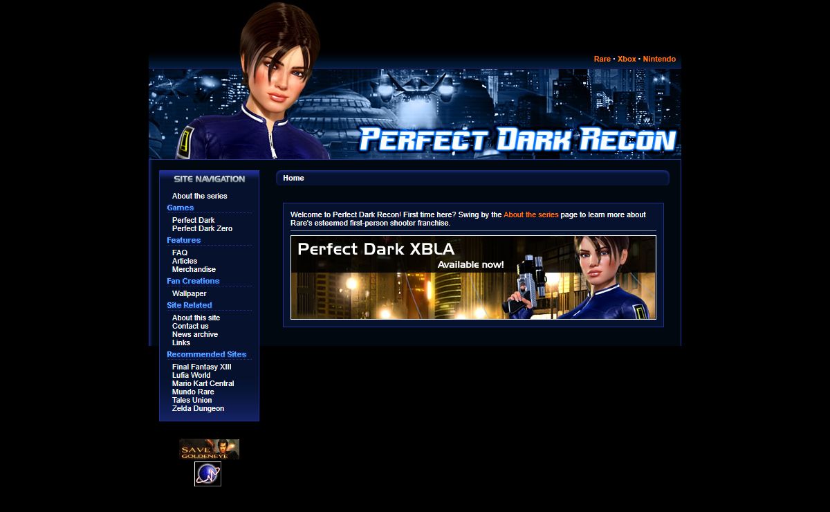 Perfect Dark Recon - A day in the life of Joanna Dark