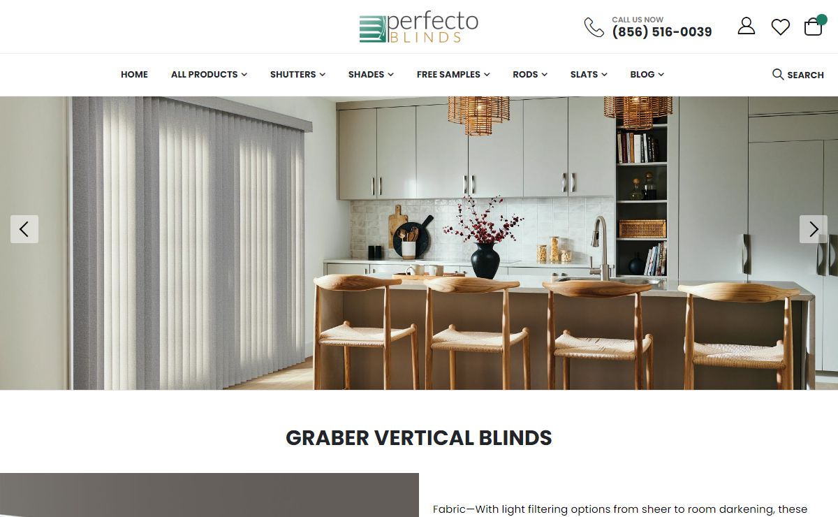 Custom Vertical blind, shades, shutters and other home furnishing your window treatment store