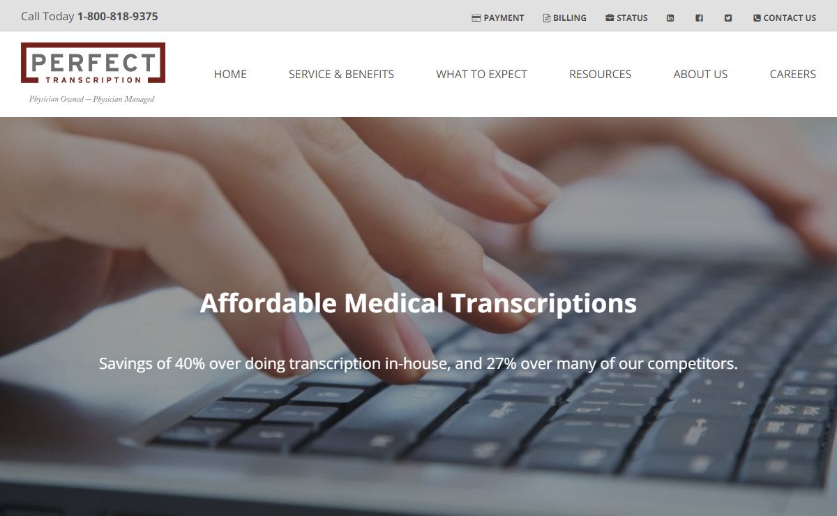 Medical Transcription Company | Perfect Transcription LLC