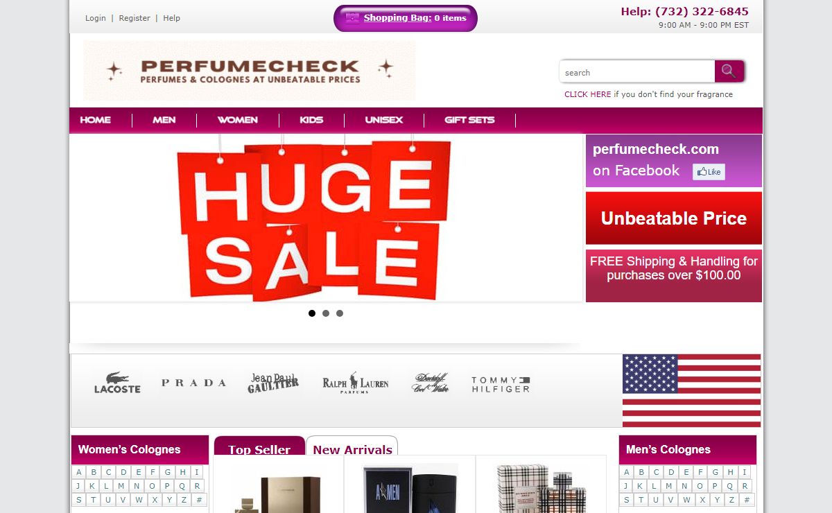 Wholesale Perfume | Cologne and Fragrances - PerfumeCheck.com
