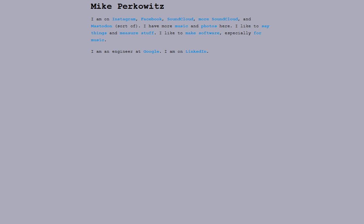 Mike Perkowitz