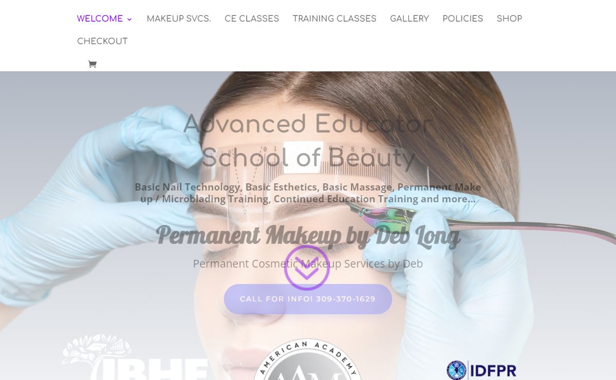 Welcome - Permanent Makeup by Deb & Advanced Educator Training | Washington Illinois