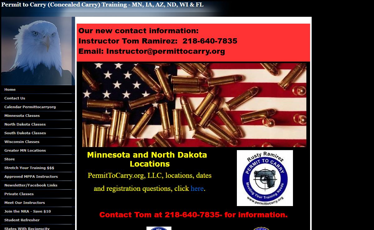 Permit to Carry (Minnesota, Iowa, North Dakota, Wisconsin and Utah) - Conceal Carry