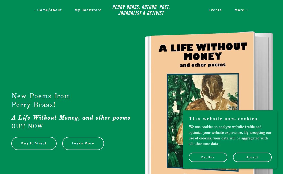 Perry Brass, Author - Queer Literature, LGBT Self Help, Gay Books
