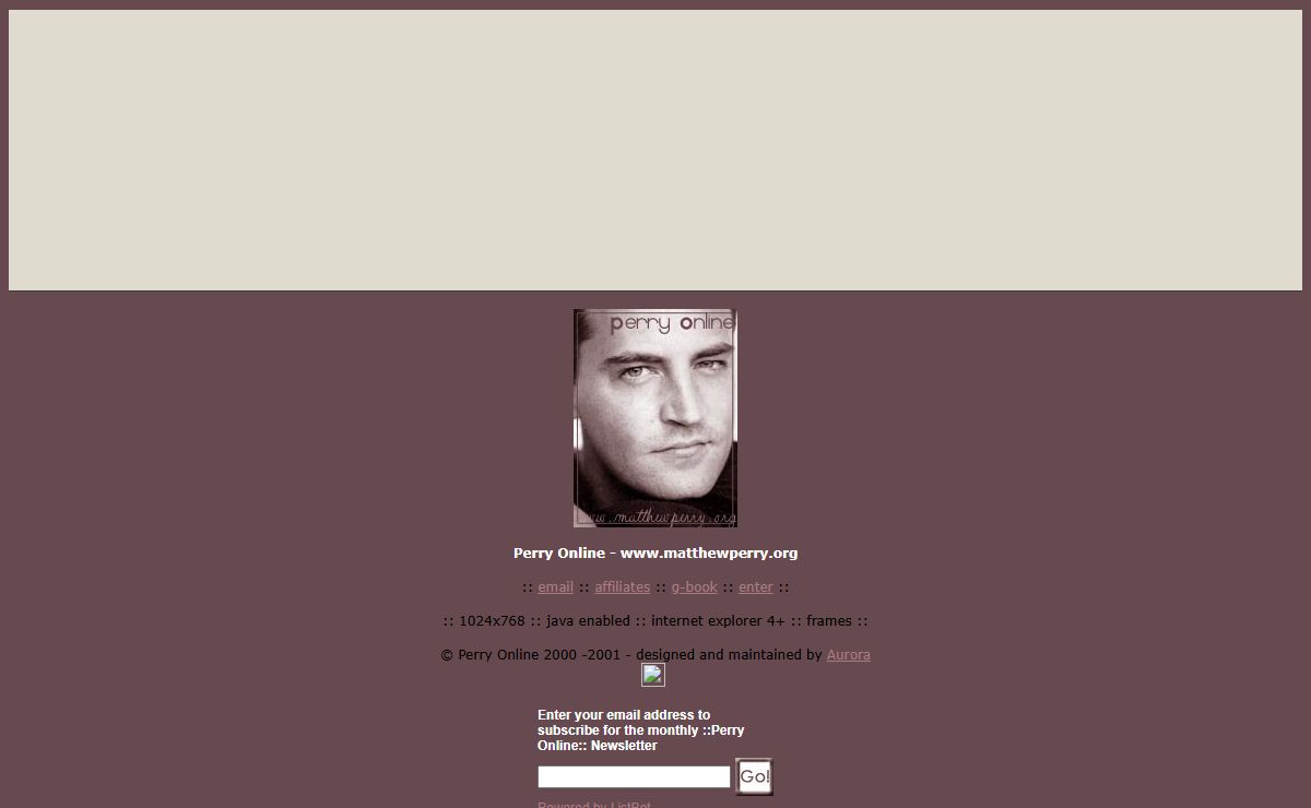 Perry Online - www.matthewperry.org