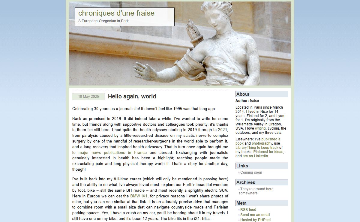 chroniques d'une fraise