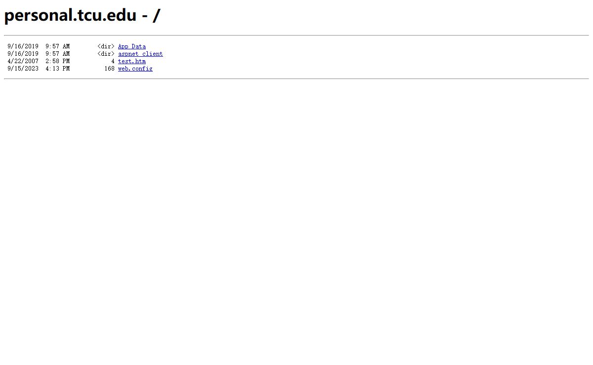 personal.tcu.edu - /