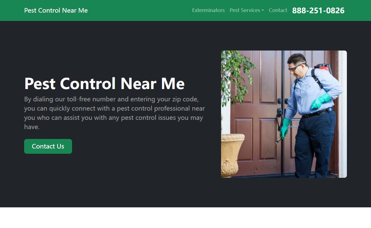 Pest Control Near Me | 888-251-0826