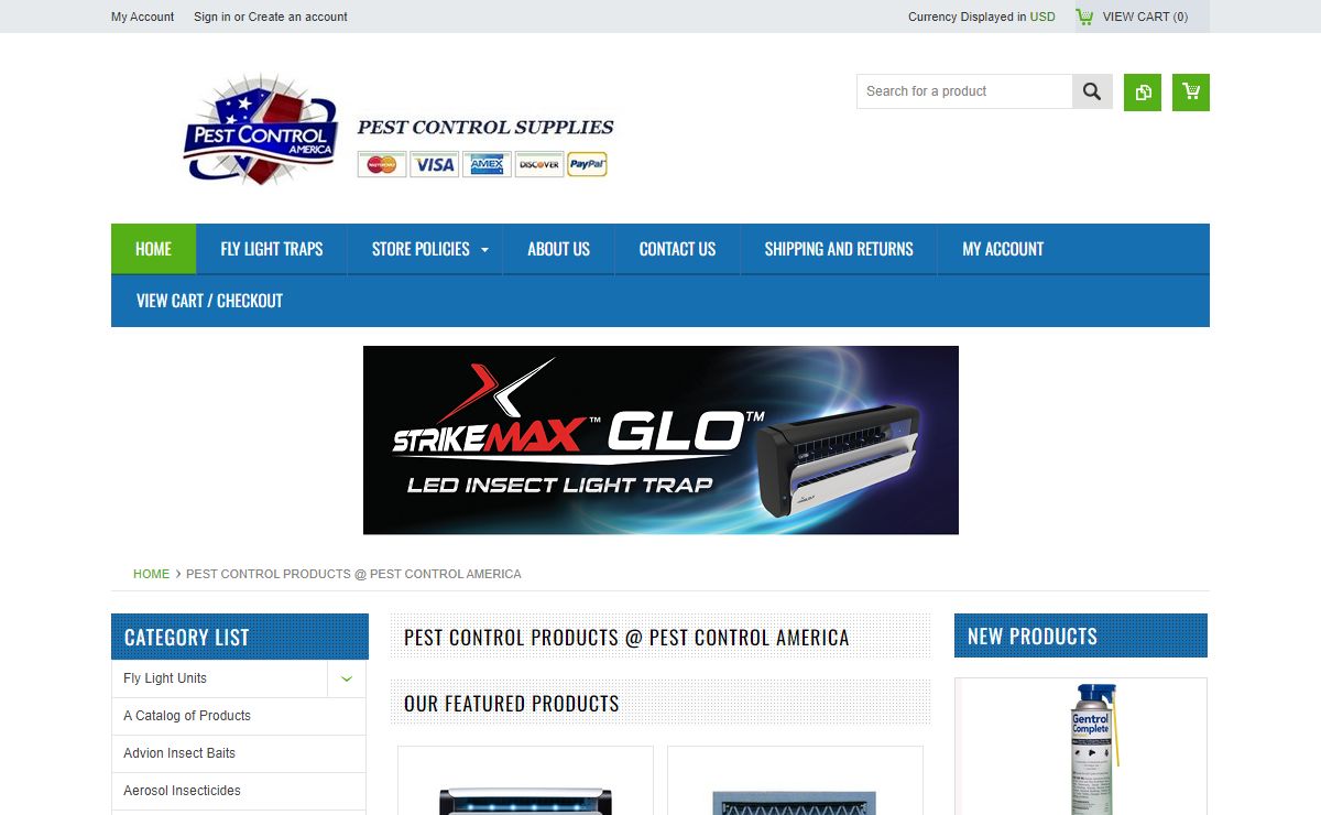 Pest Control Products @ Pest Control America | Pest Control Supplies