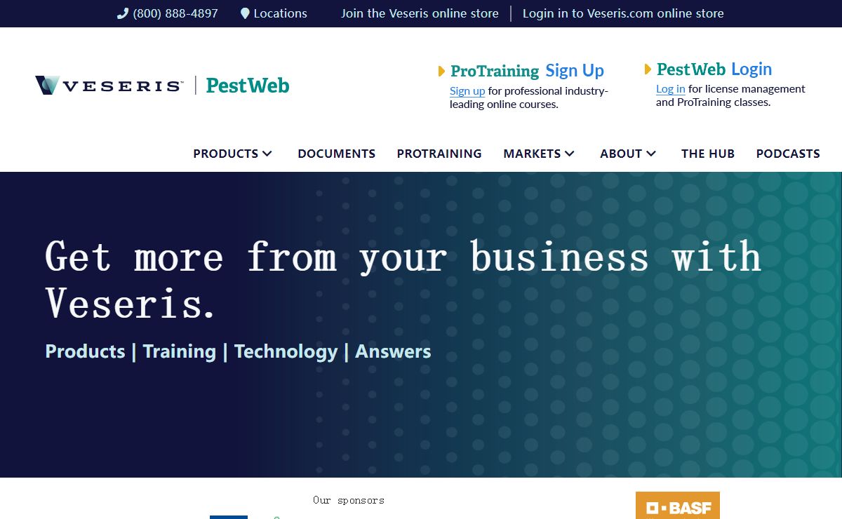 Professional Pest Control Products & Info from Veseris
