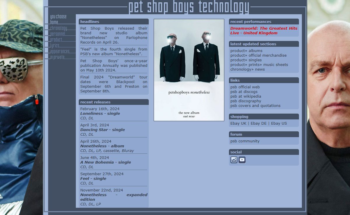 Pet Shop Boys Technology