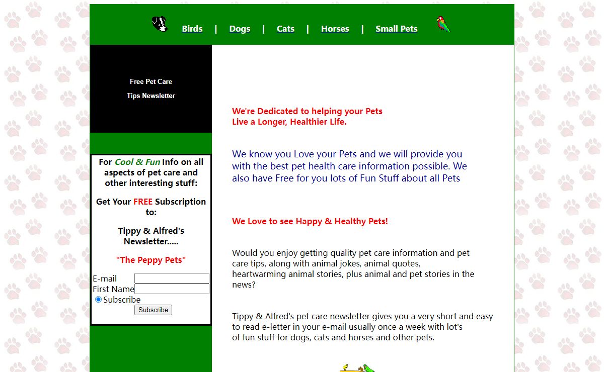 We're Dedicated to helping your Pets Live a Longer, Healthier Life.