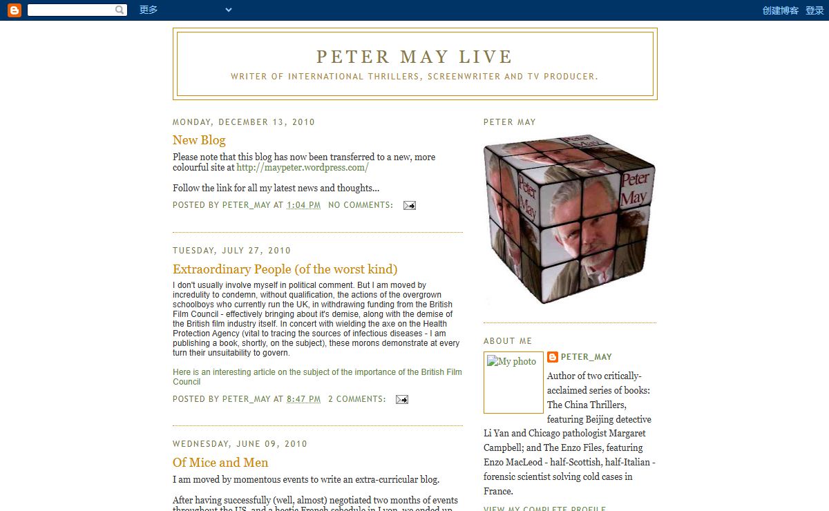 Peter May Live