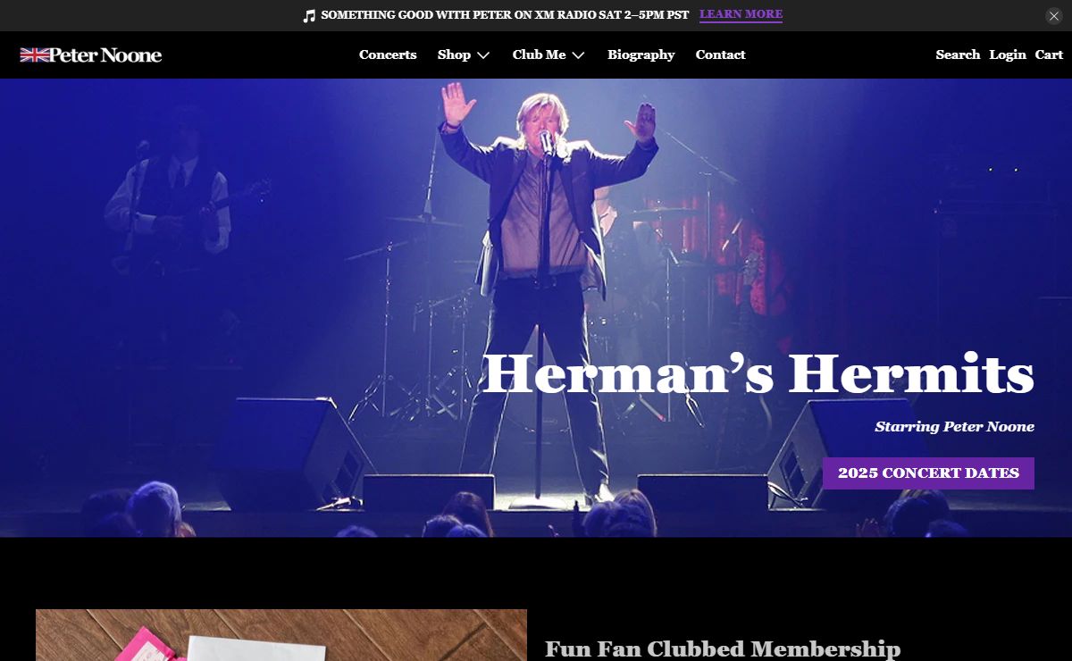 Peter Noone | The Artist formally known as Herman