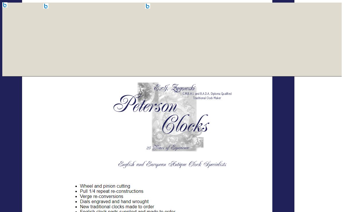 Peterson Clocks