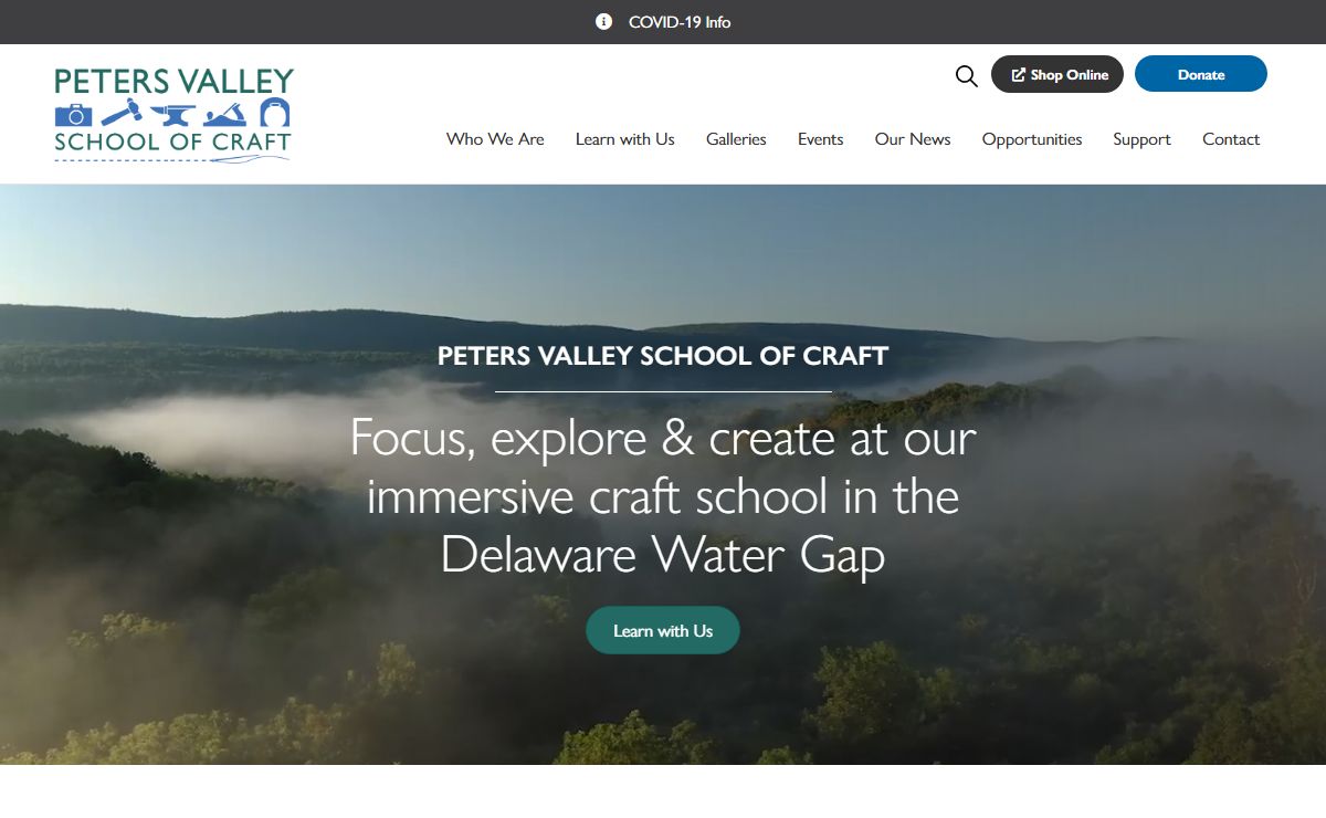 Peters Valley School of Craft | Learn with us in the Delaware Water Gap