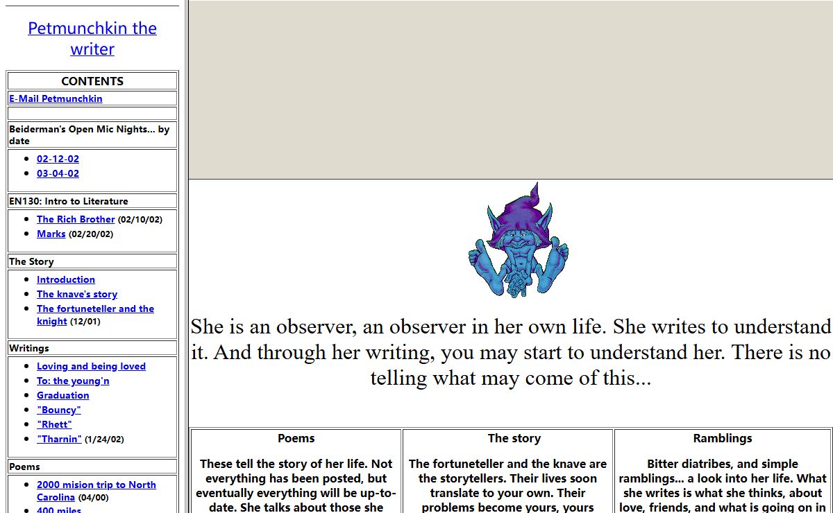 Petmunchkin the writer