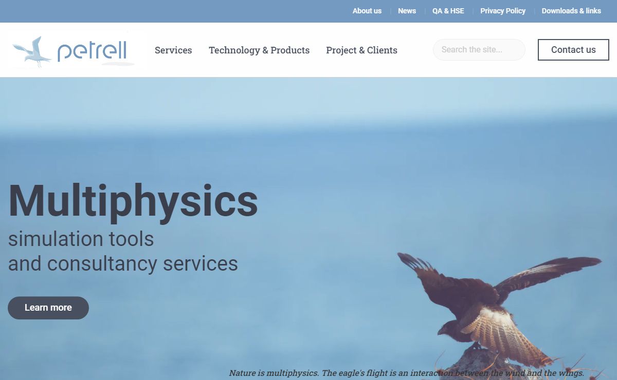 Petrell – Multiphysics simulation tools and consultancy services