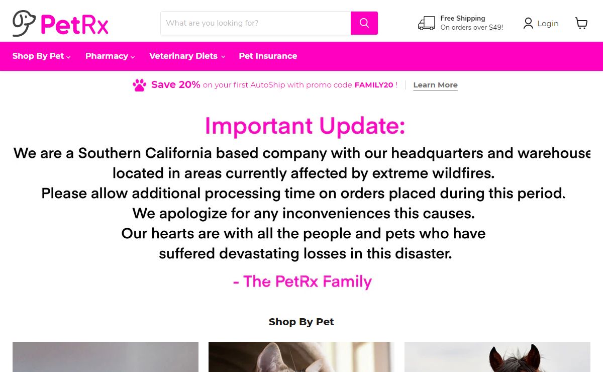 Pet Health Supplies Delivered to Your Door. — PETRX.com
