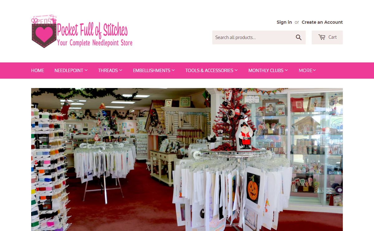 Pocket Full of Stitches: Full-Service Needlepoint Store in Lubbock TX