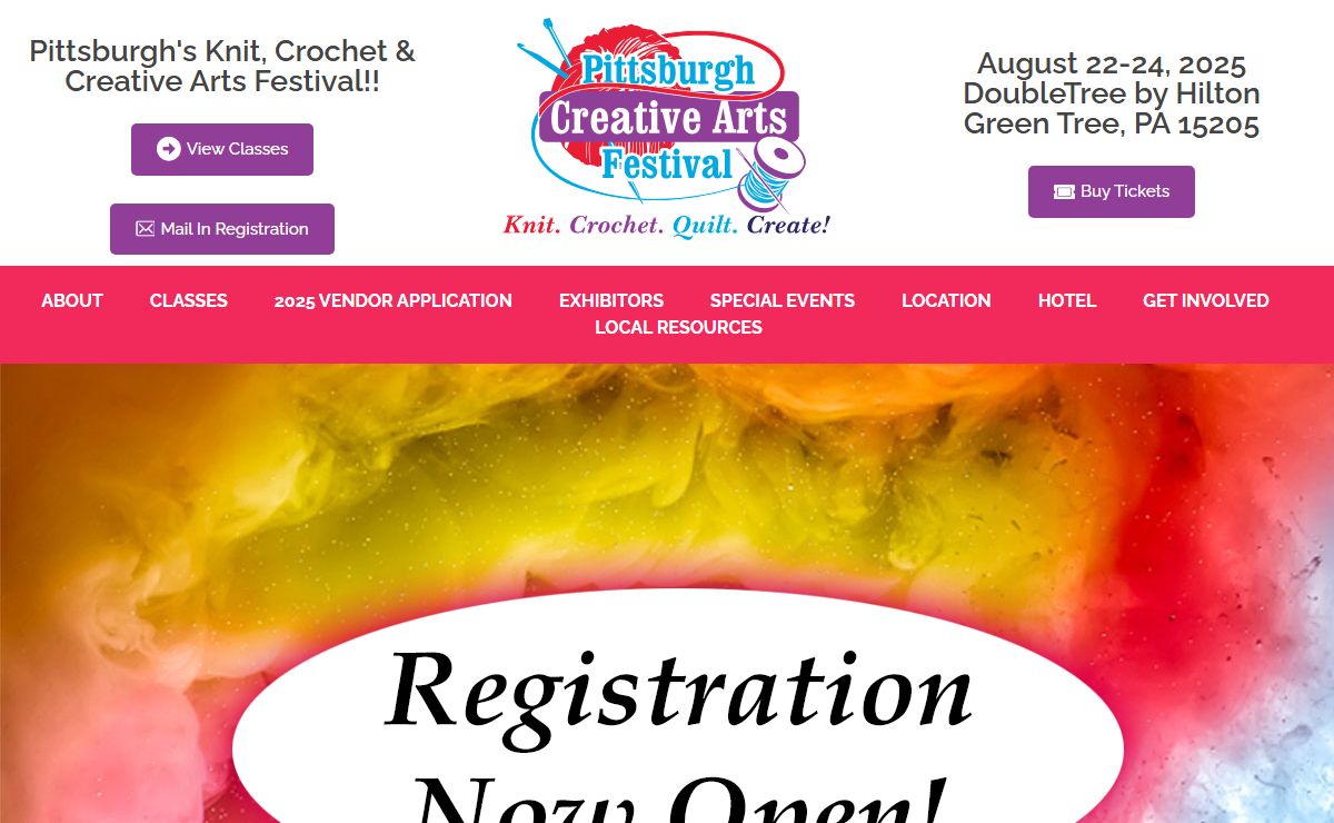 Pittsburgh Knit and Crochet Festival and Creative Arts Festival – Pittsburgh’s Knit, Crochet, Quilt & Creative Arts Festival!